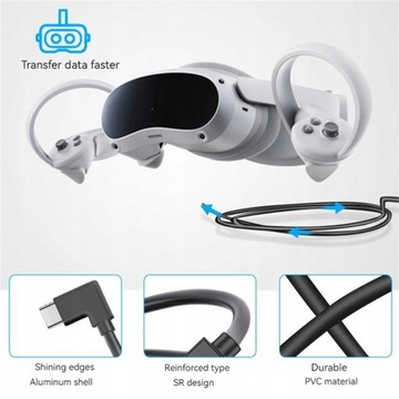 Кабель для передачи данных Usb3.2gen1 для потоковой передачи данных с ПК VR Elbow
