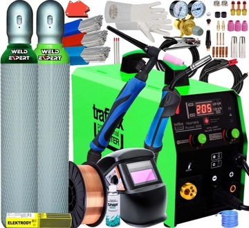 SPAWARKA PÓŁAUTOMAT 200 MMA TIG EURO SYNERGIA 3W1