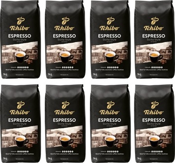 8 x 1kg Kawa TCHIBO ESPRESSO SICILIA STYLE ziarno