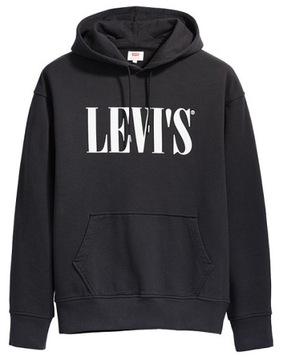 LEVI'S BLUZA DRESOWA KLASYCZNA CZARNA KANGURKA M