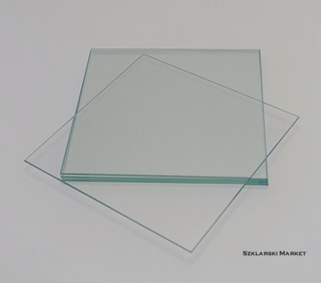 Стекло 4 мм прозрачное, бесцветное, шлифованное 10х10 см 100х100 мм
