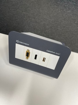 Стол Kindermann Cable port USB-накладка на столешницу