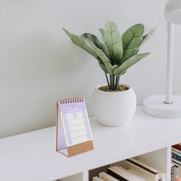 Desk Calendar Desk Calendar Ornament Stand Up Flip Calendar Decor Desktop
