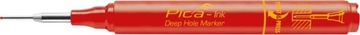 PICA Marker, точный маркер для глубоких отверстий, красные чернила Pica