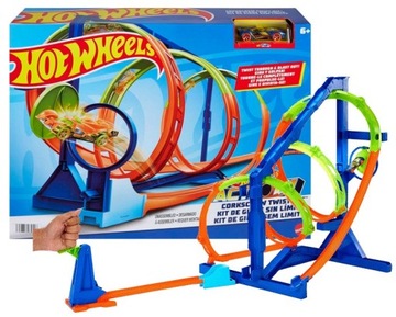 HOT WHEELS ZESTAW POTRÓJNA PĘTLA + 1 autko