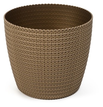 Цветочный горшок Магнолия Джерси, диаметр 190 мм, ламели белые