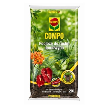 Compo Ziemia do Roślin Domowych Zielonych 20 l