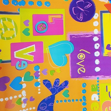 Papier pomarańczowy do prezentów 57cmx20m 20m252
