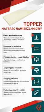 Доплата за топпер 7 СМ (континентальная кровать) / ДОПОЛНИТЕЛЬНАЯ ОПЦИЯ