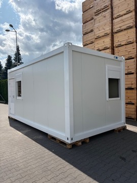 NOWY KONTENER SOCJALNY MIESZKALNY 6-8 OS. 18m2 WYS 2,8 m MOCNA RAMA KONSTR