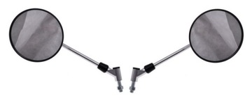 LUSTERKA CHROM GWINTY PRAWE M10 UNIWERSALNE CHOPPER CRUISER NAKED