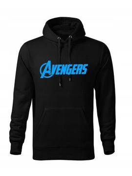BLUZA DAMSKA CZARNA AVENGERS Z KAPTUREM S