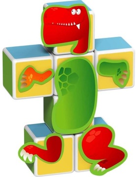 Geomag ДИНОЗАВРЫ ДИНО МАГНИТНЫЙ КУБ