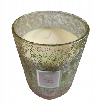Luxe Life duża świeczka świeca zapachowa w wazonie Bamboo & White Tea
