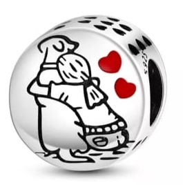 MD charms zawieszka córka pies przyjaciel | S925
