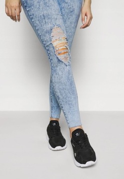 MISSGUIDED PLUS JEANSY Z PRZETARCIAMI XXL