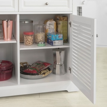 SoBuy Kitchen Island Складная столешница Барный столик на колесах FKW84-WN