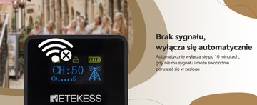 Retekess TT116 System Przewodnika, System Interpretacji Językowej, 200m
