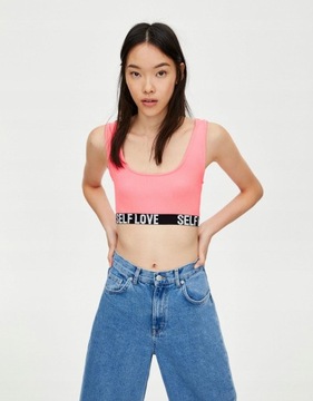 Pull & Bear exs TOP CROP NEONOWY S