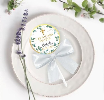 Благодарность гостям на Первое Причастие Леденцы на палочке с бантиком, 10 шт. подарок подарок