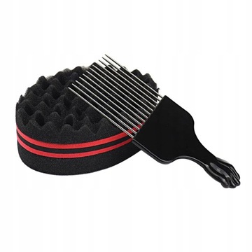 Wave Barber Hair Brush Gąbka Do Dredy Afro