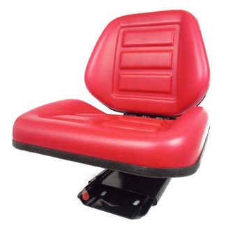 Универсальное СИДЕНИЕ для трактора, красного цвета.