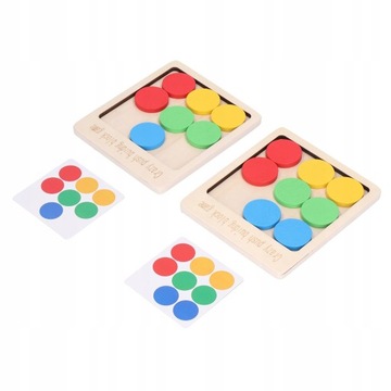 Kolorowe Puzzle Zabawki Drewniane Wczesna