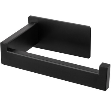UCHWYT ŚCIENNY NA PAPIER TOALETOWY WIESZAK CZARNY LOFT BLACK