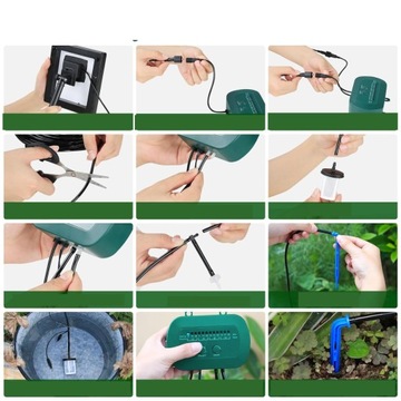 СОЛНЕЧНАЯ СИСТЕМА КАПЕЛЬНОГО ПОЛИВАНИЯ САДОВ 15 м + 15 АВТОМАТИЧЕСКИХ ФОРСУНОК