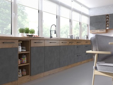 Кухонный шкаф Ovido GRAPHITE MAT НОВИНКА!!! УДАРЯТЬ