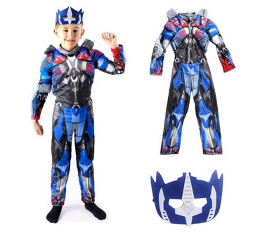 STRÓJ KOSTIUM TRANSFORMERS OPTIMUS + MASKA 4-6L