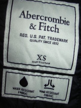 Abercrombie&Fitch-puchowa pikowana kurtka XS S