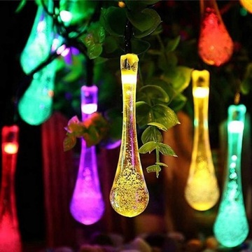 СОЛНЕЧНЫЕ САДОВЫЕ ЛАМПЫ НА ТЕРРАСЕ НА УЛИЦЕ 10м 100LED
