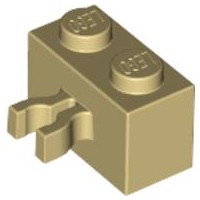 LEGO 30237 Piaskowy z zaczepem 1x2 1szt