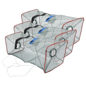 СКЛАДНАЯ РЫБНАЯ СЕТЬ СКЛАДНЫЕ ЛОВУШКИ ДЛЯ КРАБОВ РЫБАЛОЧНЫЕ ПРИМЫТКИ