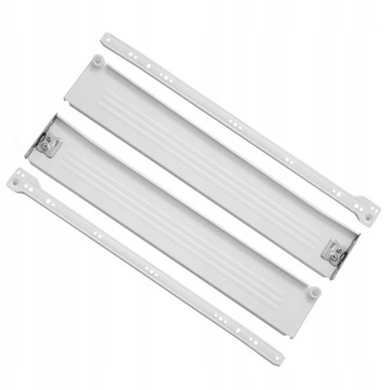 METALBOX NTP BOKI METALOWE SZUFLAD 86x500 BIAŁE