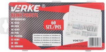 СИСТЕМА ПРЯМЫХ КЛИНОВ ДЛЯ УСТАНОВКИ СТУПИЦ ШКИВОВ НАБОР ПРЯМЫХ КЛИНОВ 60e