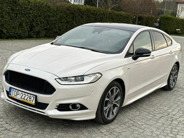 Ford Mondeo V Liftback 2.0 TDCi 180KM 2019 Ford Mondeo MK5 ST-LineX 2.0 TDCI 180 KM #Panorama #Webasto #Perła #Ideal, zdjęcie 9