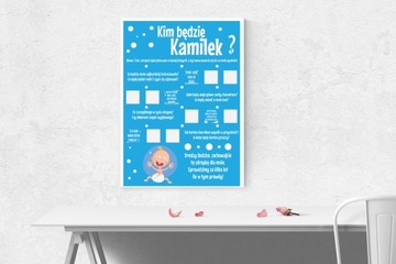 zestaw na BABY SHOWER gry ZABAWY zdrapki BĄBELKOWE