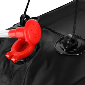 Душ для кемпинга портативный солнечный туристический ЕМКОСТЬЮ 40 л, ЧЕРНЫЙ НИЛЬЯ