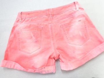 36 S.OLIVER KRÓTKIE SPODENKI PINK NEON JEANS T944