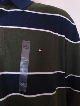 TOMMY HILFIGER KOSZULKA POLO LONG SLEEVE MĘSKA XXL