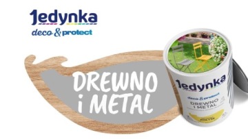 JEDYNKA DECO-PROTECT АКРИЛОВАЯ ЭМАЛЬ БЛЕСК 0,7л