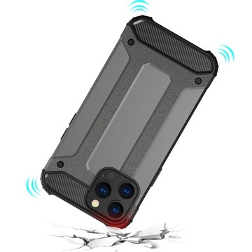 Бронированный гибридный чехол Hybrid Armor, чехол для iPhone 13 Pro Max, серебристый