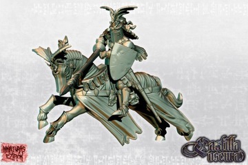 Dragon Knight on horse - Minifaktura - Druk 3D