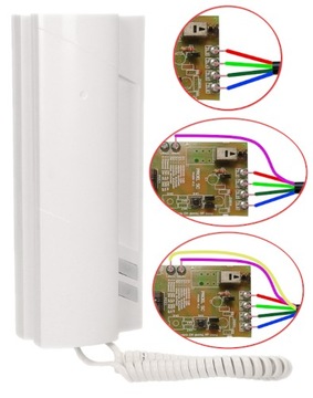 UNIFON 4,5,6-ŻYŁOWY PROEL PA-456 ANALOGOWY DOMOFON INSTALACJA 4 lub 5 lub 6