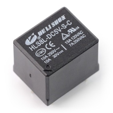 Przekaźnik HLS8L-DC5V-S-C, cewka 5V, 2x 15A/120VAC