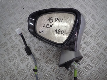 LEXUR GS ZRCÁTKO VNĚJŠÍ LEVÉ 15PIN