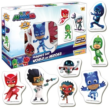 ZESTAW MAGNESÓW PIDŻAMERSI MAGNESY PJMASKS