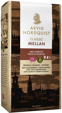 Arvid Nordquist Classic Mellanrost szwedzka kawa mielona 100% Arabica 500 g